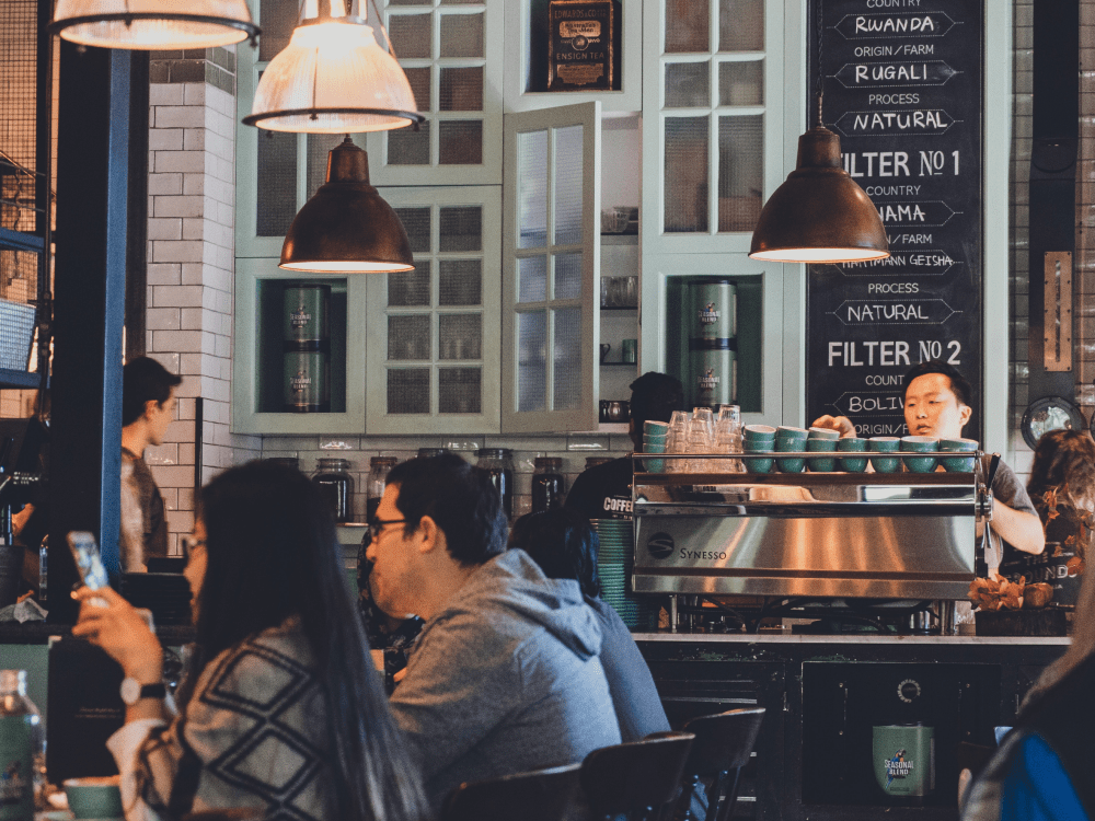 busy restaurant